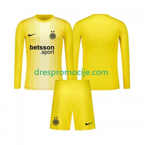 Inter Milan Dres Golmanski Dječji Gostujući 2025/2026 Dugim Rukavima Inter Milan Dres Golmanski Dječji Gostujući 2025/2026 Dugim Rukavima